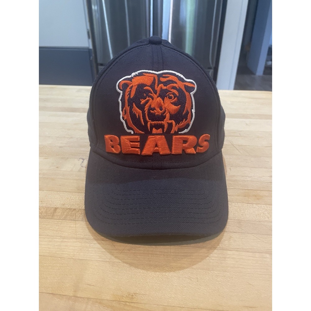 New Era 39 Thirty Chicago Bears NFL Fitted Cap Hat Navy Size Large XL Football